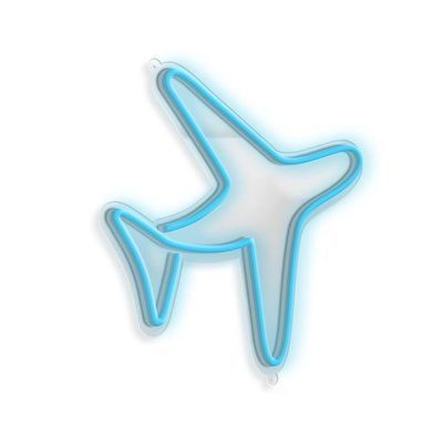 LED Strips Fonte de luz azul Avião Drop Expedição Logotipo personalizado Neon publicidade de casamento