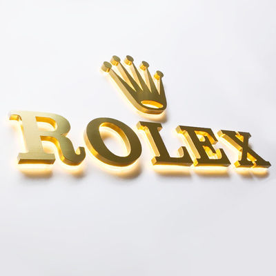 Instalação de parede sinal retroiluminado de metal para Custom 3D LED Alumínio Letter Light