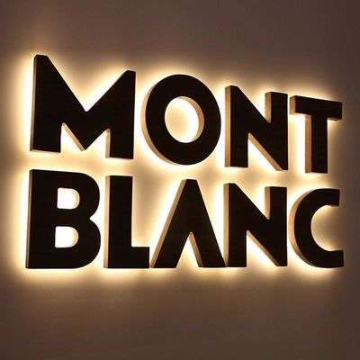 Instalação de parede sinal retroiluminado de metal para Custom 3D LED Alumínio Letter Light