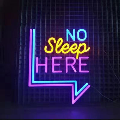 Art Acrílico LED Neon Lights Parede pendurada para festa bar decoração com tamanho personalizado