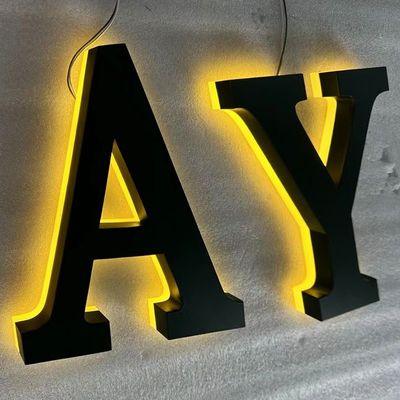 Tabuleiro de sinalização de letras 3D acrílico para loja de tamanho personalizado