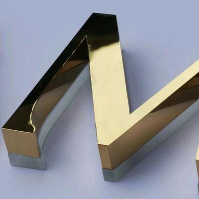 Tabuleiro de sinalização de letras 3D acrílico para loja de tamanho personalizado