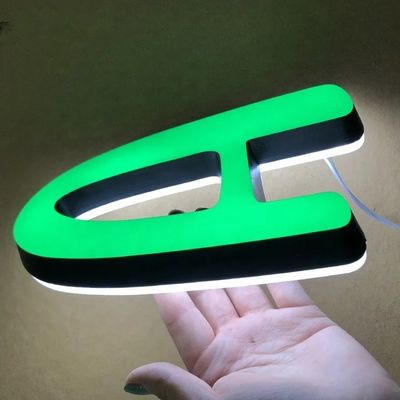 50000 Horas de Trabalho Vida inteira atraente 3D LED Resina Acrílica Café Loja sinal