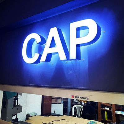 50000 Horas de Trabalho Vida inteira atraente 3D LED Resina Acrílica Café Loja sinal