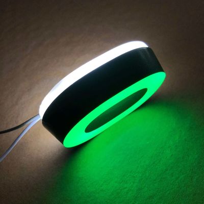 50000 Horas de Trabalho Vida inteira atraente 3D LED Resina Acrílica Café Loja sinal
