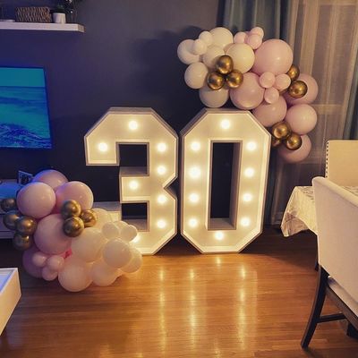 28C Casem-se comigo Gigante Iluminação Letras para Custom Marquee Colorido Decoração de Números do Alfabeto