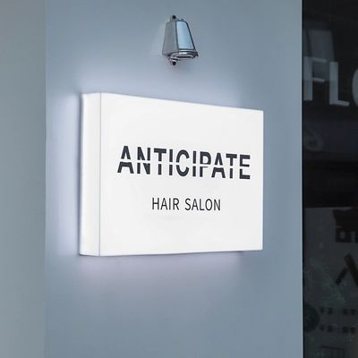 Caixa de luz de publicidade LED exterior de tecido acrílico com cor personalizada