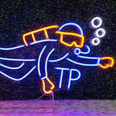 Cartão de neon personalizado em chá Temperatura de cor verde CCT OEM Drop Shipping Decoração de festa