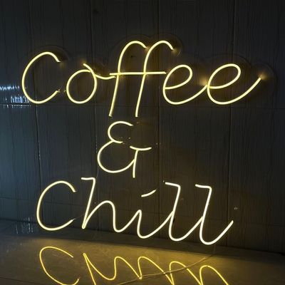 Cartão de neon personalizado em chá Temperatura de cor verde CCT OEM Drop Shipping Decoração de festa