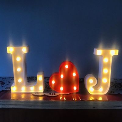 Hotéis Lâmpadas de decoração de lojas Pequenas Marquette Led Letras com 12V de entrada de tensão Marquette Sign