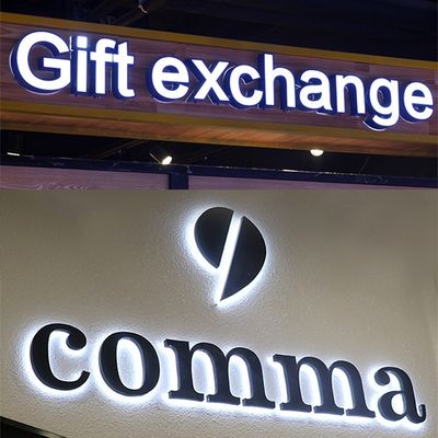 50000 Horas de Trabalho Vida útil Sinalização de Shopping Personalizada 3D Acrílico LED Light Sign para Casamento