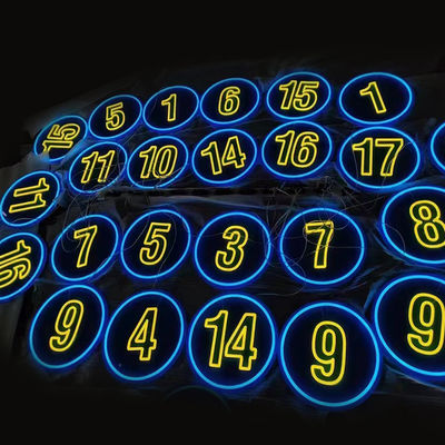 Logotipo personalizado Nome da loja Letras de sinal de neon de exterior Tamanho personalizado LED sinal de luz de neon