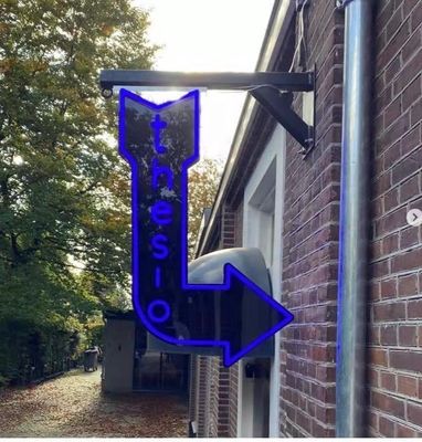 Cartão de luz personalizado Marcador 3D sinal LED acrílico de publicidade Light Box para exterior