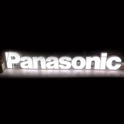 Publicidade acrílica 3D LED Caracteres luminosos de plástico para sinal de logotipo de palavra frontlit