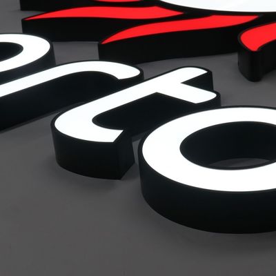 25C Customizado de aço inoxidável interior carta de parede Logotipo sinal para exibição de publicidade