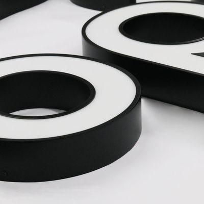 25C Customizado de aço inoxidável interior carta de parede Logotipo sinal para exibição de publicidade