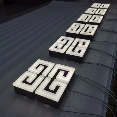 LED Acrílico Fabricado 3D Iluminado Shop Front Dimensional Letras