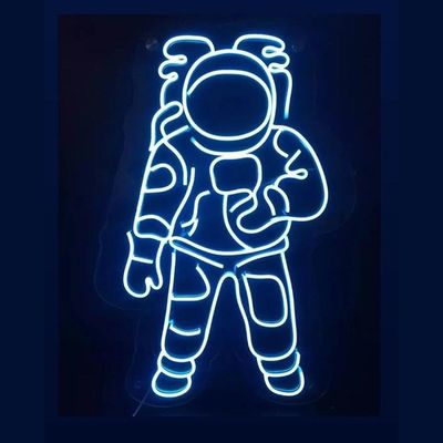 Luz LED Flex personalizada Feliz Aniversário sinal de neon para festa Amarelo Dourado Tamanho personalizado