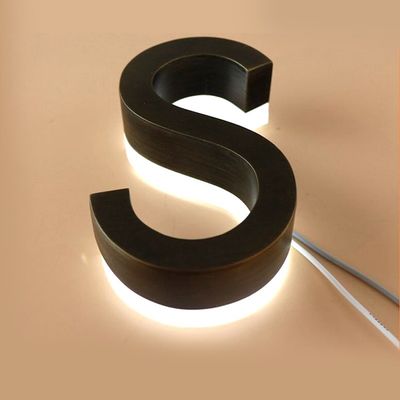 28C Customizado Iluminado Luz Interior Led Letras Sinais de Parede com tamanho personalizado