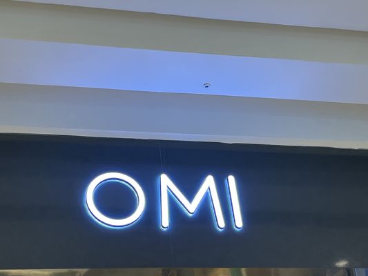 LED Acrílico Fabricado 3D Iluminado Shop Front Dimensional Letras