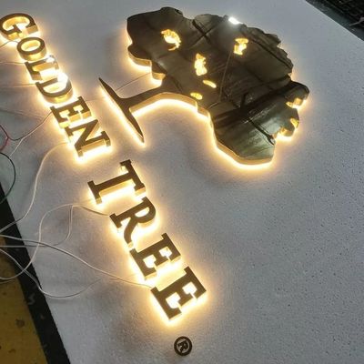 28C Aço Inoxidável Letras do Alfabeto Sinalização Externa LED Luz Metal Custom Logotipo 3D