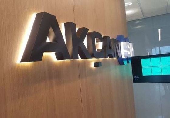 28C Aço Inoxidável Letras do Alfabeto Sinalização Externa LED Luz Metal Custom Logotipo 3D