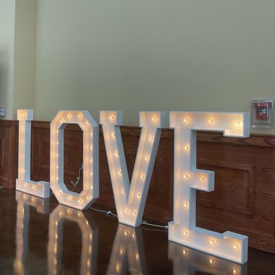Proposta de casamento Sinais de néon Marquise Iluminação Letras Decoração