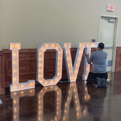 Proposta de casamento Sinais de néon Marquise Iluminação Letras Decoração