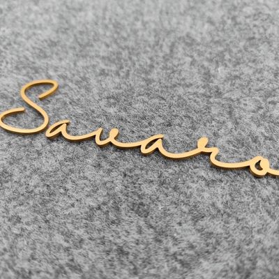 Sinais de logotipo de metal ao ar livre Placas redondas impressas duráveis para galerias de arte Placa de gravura