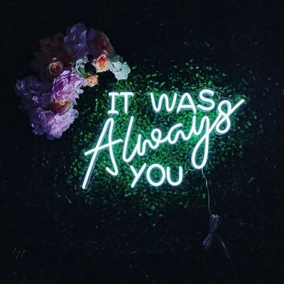 Personalizado Marquee Iluminação Letras Sinais de Neão para Proposta de Casamento