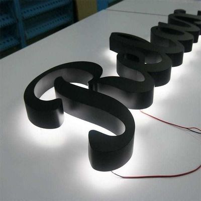 Custom Metal Outdoor Iluminado 3D Signage Back LED Light House Número para Casamentos