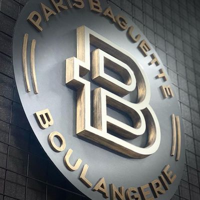 Sinais de LED de aço inoxidável personalizáveis para A-Z e alfabeto de números
