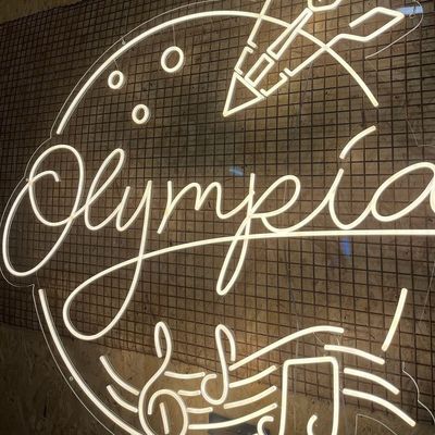 2- Design Custom Made Flexível Lâmpada de Faixa Iluminação Tatuagem Nome Jogo Logotipo Estúdio LED Neon Sign
