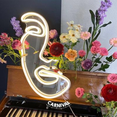 2- Design Custom Made Flexível Lâmpada de Faixa Iluminação Tatuagem Nome Jogo Logotipo Estúdio LED Neon Sign