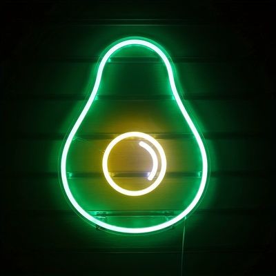 Fonte de alimentação de corrente contínua Luz de neon acrílica para logotipo personalizado