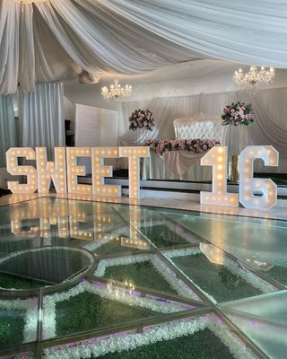 Voltagem de entrada 12 V Led Marquee Letters 3ft 4ft 5ft Grandes números Giant Light Up Letters