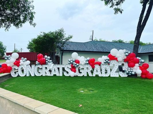 Voltagem de entrada 12 V Led Marquee Letters 3ft 4ft 5ft Grandes números Giant Light Up Letters