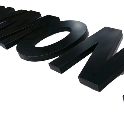 Letras de tamanho personalizado de luz de fundo para escritório LED Wall Sign Logotipo de negócios de interior
