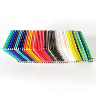 1220*2440mm 2-30mm Folha acrílica de cor clara fundida para moldes de corte de janelas