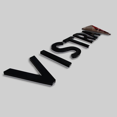 Home 3D LED Letter Sign Board com canal de iluminação reversa e design de material acrílico