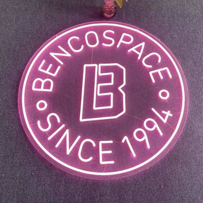 Material de placa acrílica Sinais publicitários Letras LED Sinais de neon para decoração de festa personalizada