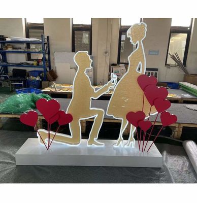 Material de placa acrílica Sinais publicitários Letras LED Sinais de neon para decoração de festa personalizada