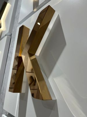 Sinalização exterior de tamanho personalizado Signos luminosos metálicos com letra de canal 3D