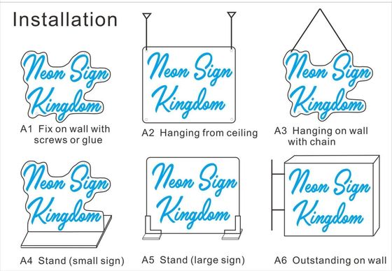 Adaptador White Bunny Ears Neon Light Wedding Sign para Tabuleiro de Anúncios Festa Home