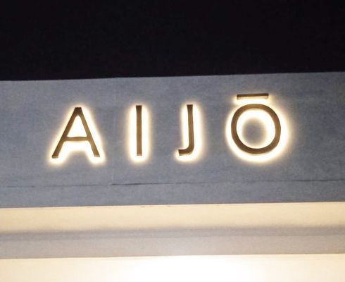 Snow Modern Simplicity 3D LED Lighted Letter Sign para estações de ônibus Adaptador de alimentação
