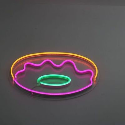 Luz de Neon personalizada para Envio de Donuts e Participação 12v Voltagem de Entrada 28 C
