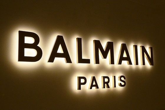 Snow Outdoor Signage Store Sign LED Letter Custom Metal Storefront Outdoor Front 3D Loja de negócios