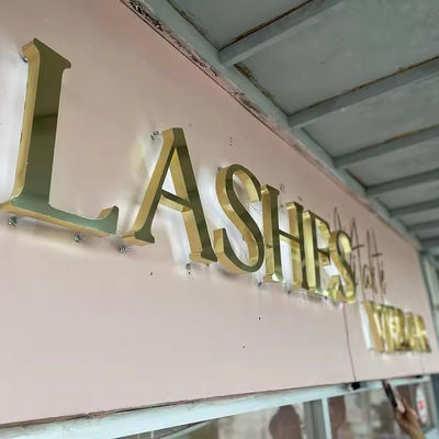 Período de vida útil 50000 horas LED acrílico retroiluminado 3D personalizado sinal para logotipo da empresa neve