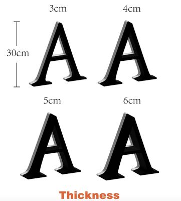 LED de neve LED acrílico retroiluminado 3D sinal para escritório Logotipo personalizado de aço inoxidável à prova d'água